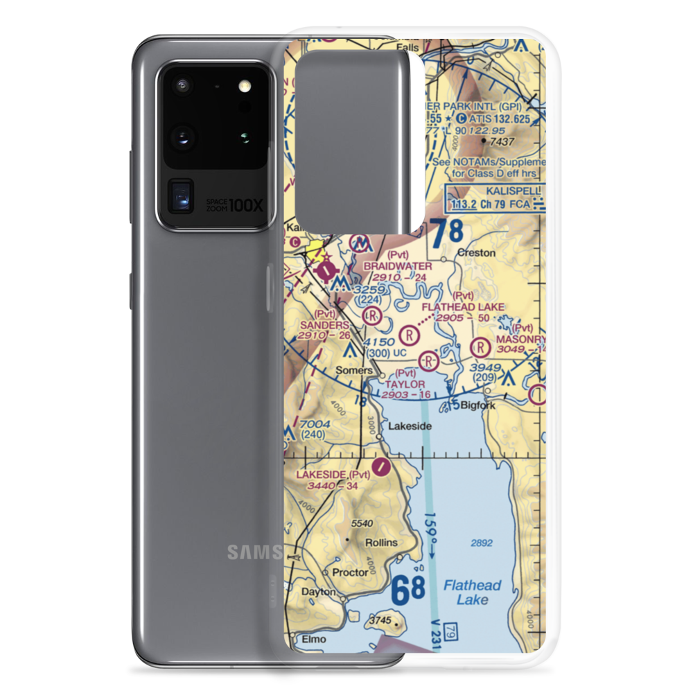 Abel Ranch Airport (17MT) VFR Sectional Samsung Case Samsung Galaxy S20 Ultra model shown