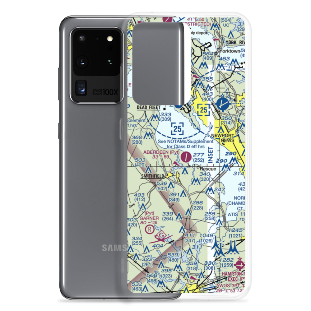 Aberdeen Field (31VA) VFR Sectional Samsung Case Samsung Galaxy S20 Ultra model shown