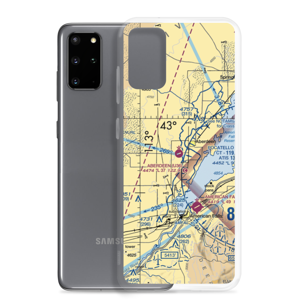 Aberdeen Municipal Airport (U36) VFR Sectional Samsung Case Samsung Galaxy S20 Plus model shown