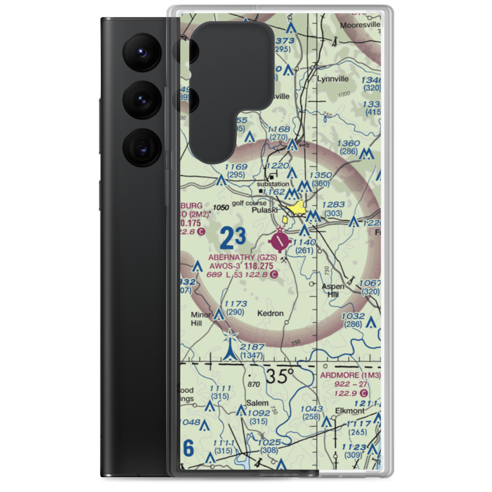 Abernathy Field (GZS) VFR Sectional Samsung Case Samsung Galaxy S22 Ultra model shown
