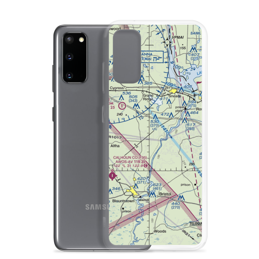 Able Airpark (5FD5) VFR Sectional Samsung Case Samsung Galaxy S20 model shown