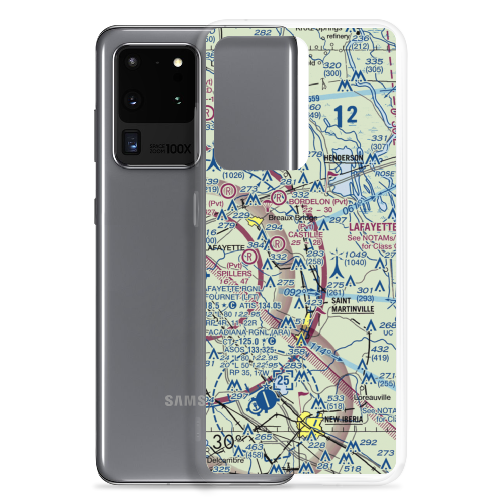 Ace Flying Airport (38LS) VFR Sectional Samsung Case Samsung Galaxy S20 Ultra model shown