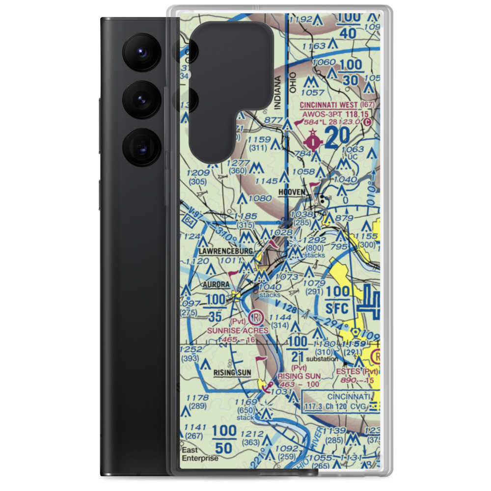 Action Airpark (I38) VFR Sectional Samsung Case Samsung Galaxy S22 Ultra model shown