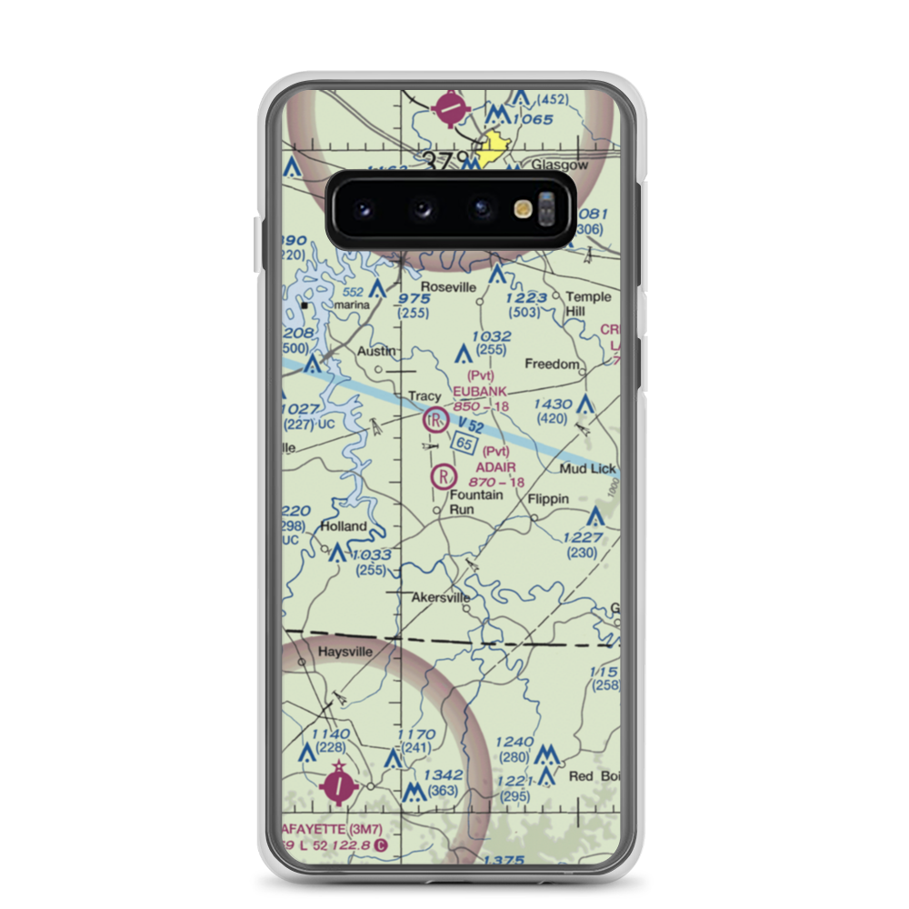 Adair Airport (6KY4) VFR Sectional Samsung Case Samsung Galaxy S10 model shown