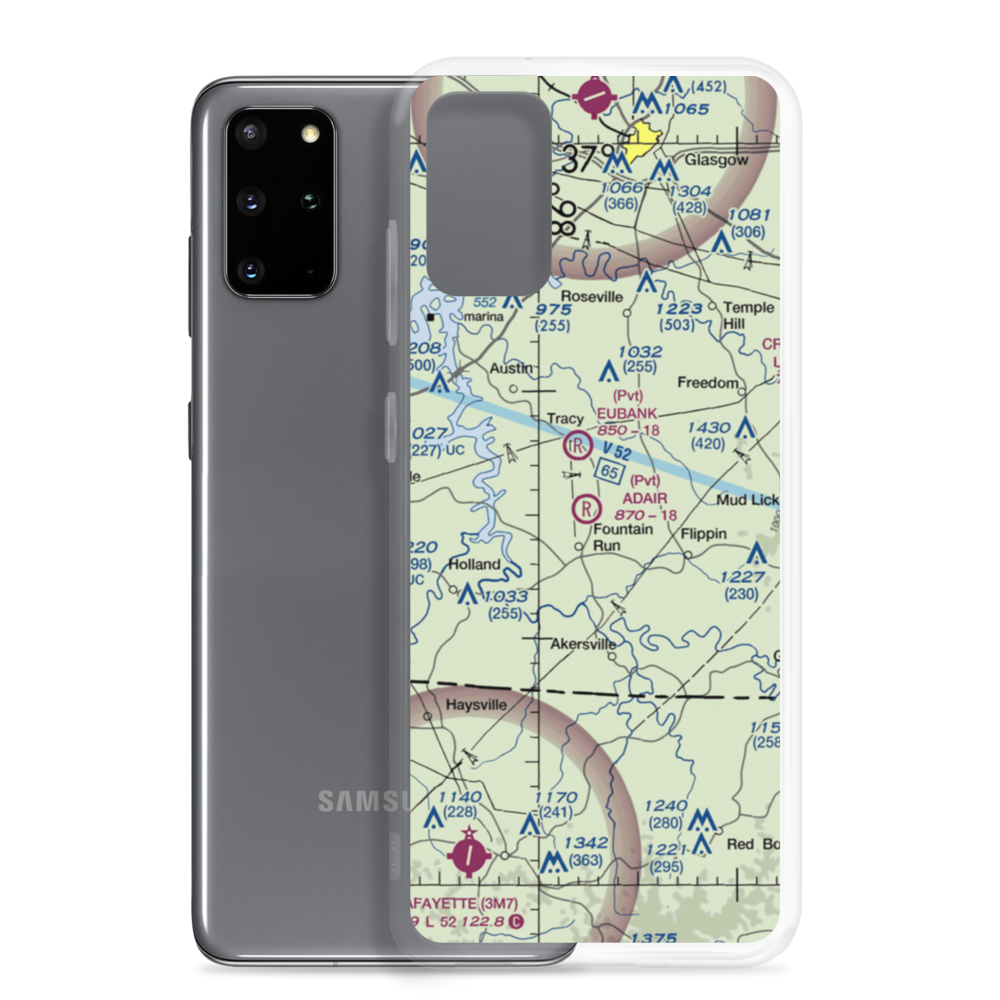 Adair Airport (6KY4) VFR Sectional Samsung Case Samsung Galaxy S20 Plus model shown