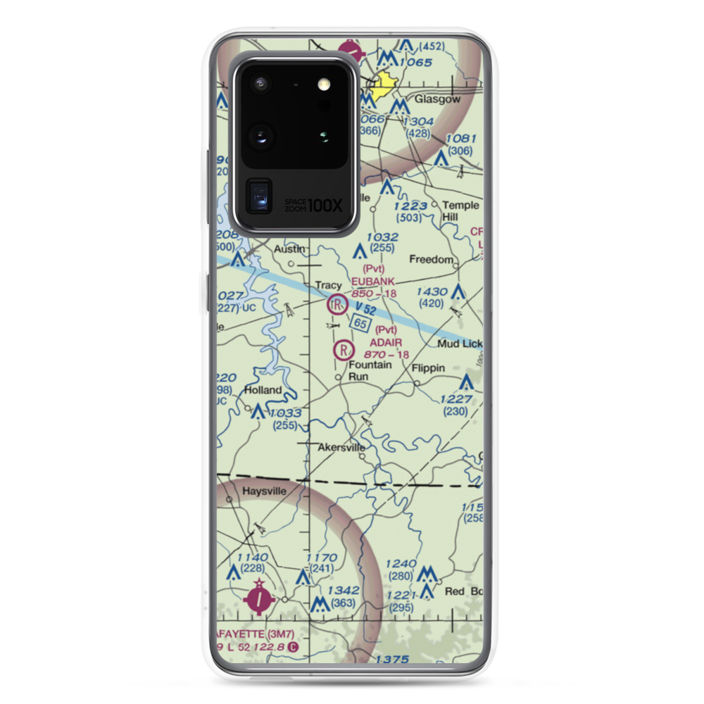 Adair Airport (6KY4) VFR Sectional Samsung Case Samsung Galaxy S20 Ultra model shown