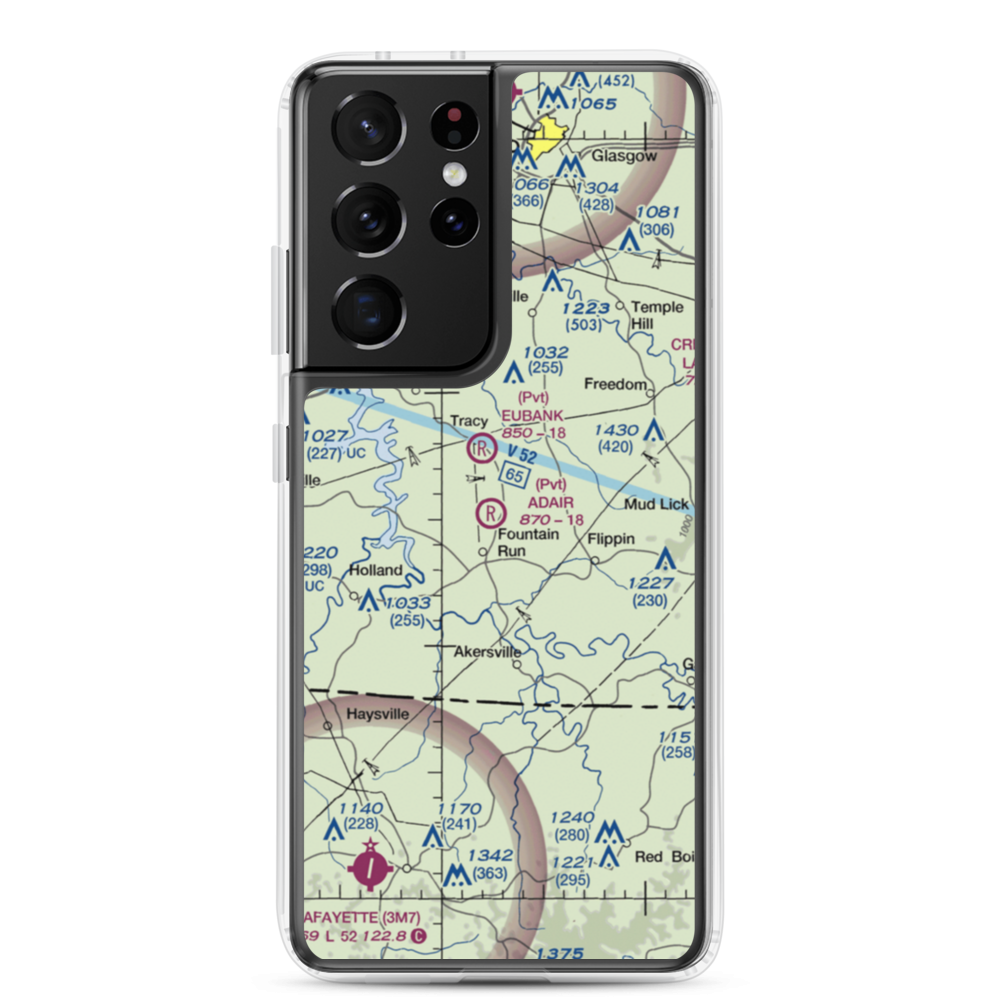 Adair Airport (6KY4) VFR Sectional Samsung Case Samsung Galaxy S21 Ultra model shown
