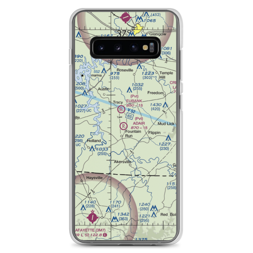 Adair Airport (6KY4) VFR Sectional Samsung Case Samsung Galaxy S10+ model shown