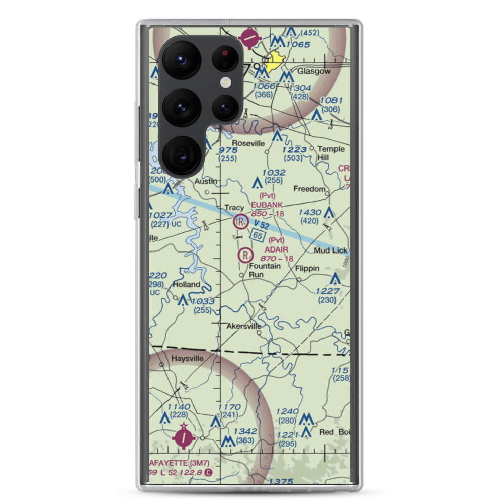 Adair Airport (6KY4) VFR Sectional Samsung Case Samsung Galaxy S22 Ultra model shown