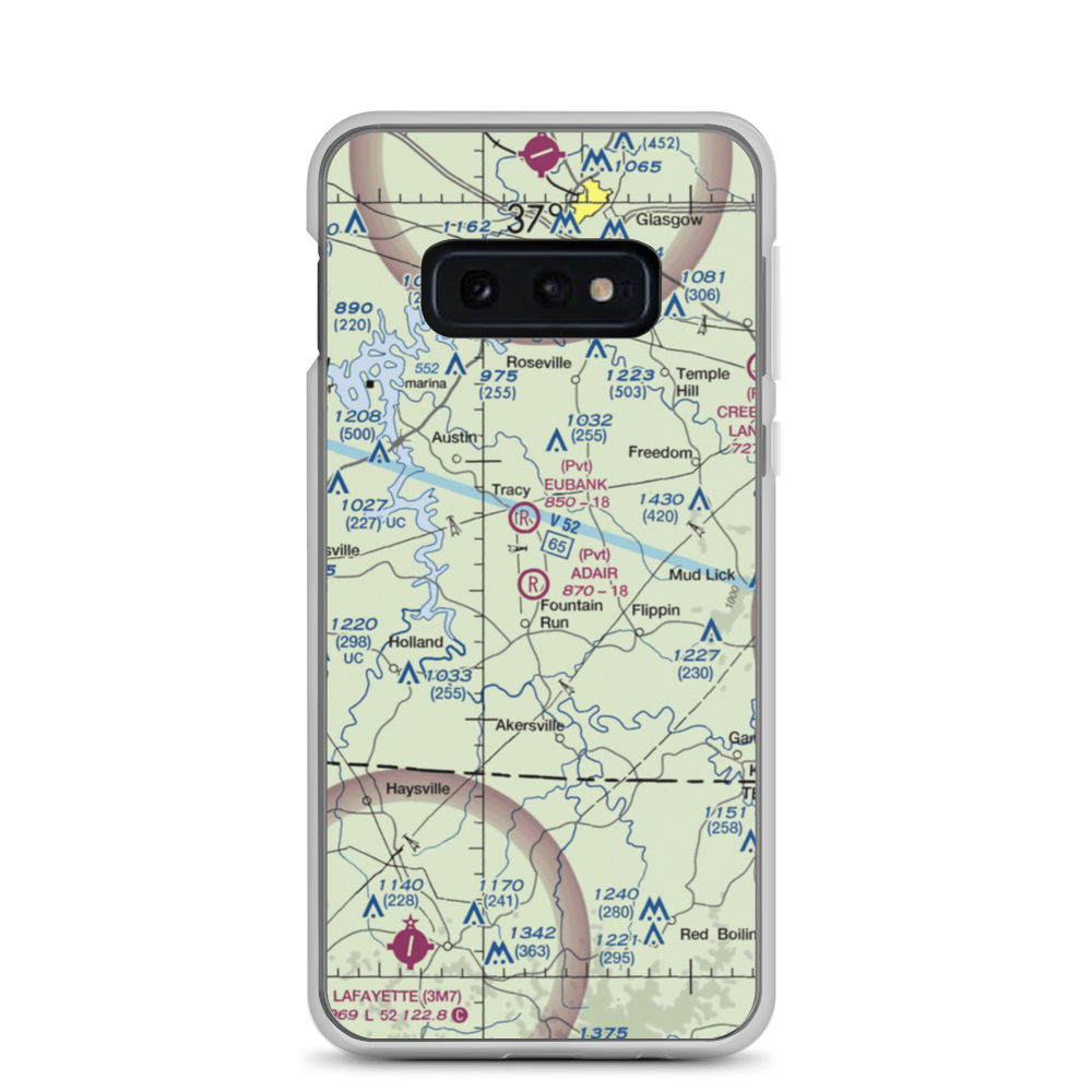 Adair Airport (6KY4) VFR Sectional Samsung Case Samsung Galaxy S10e model shown