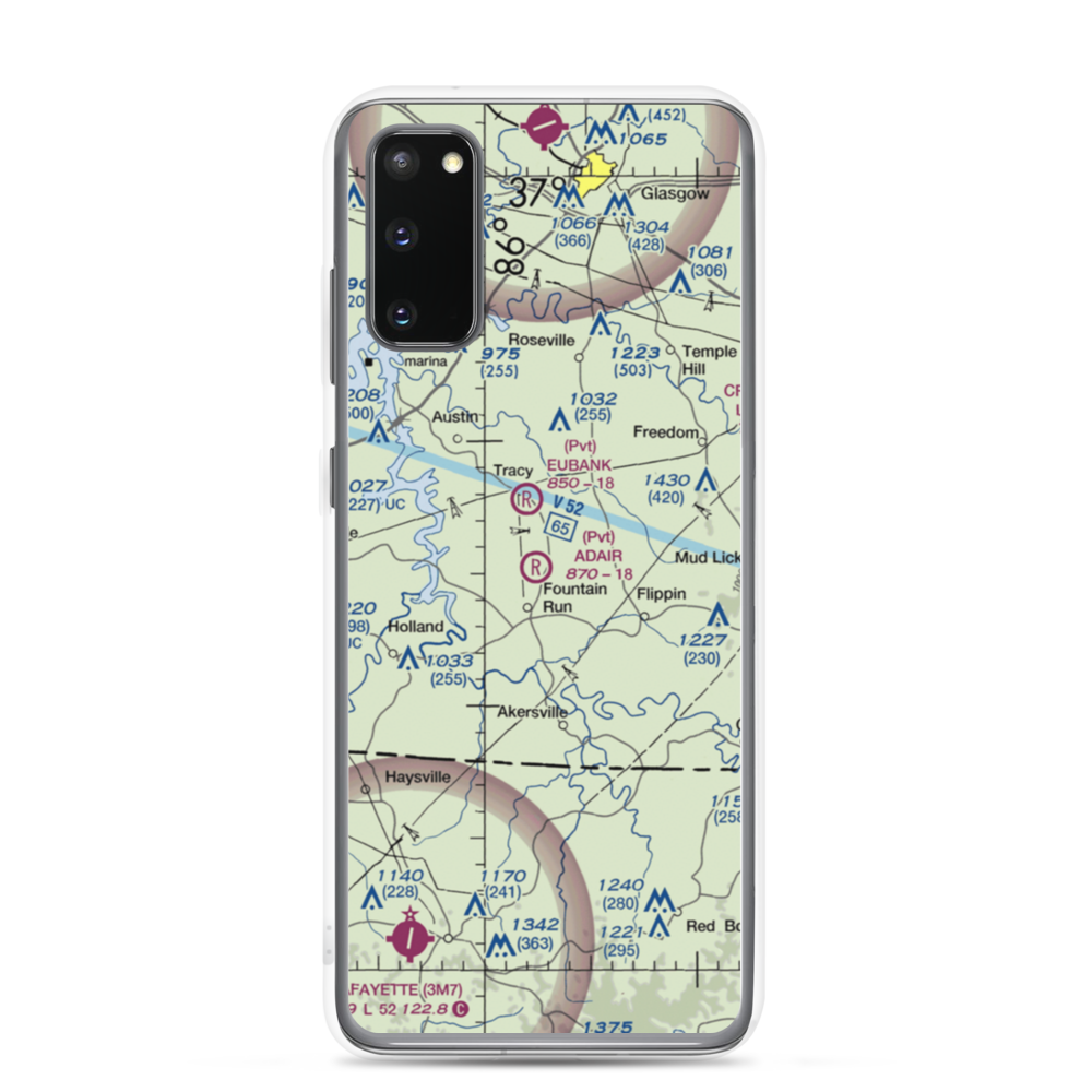 Adair Airport (6KY4) VFR Sectional Samsung Case Samsung Galaxy S20 model shown