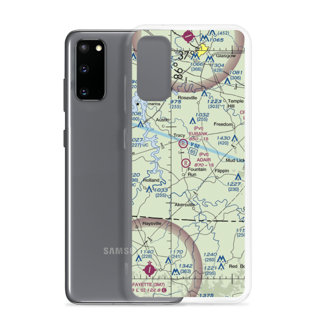Adair Airport (6KY4) VFR Sectional Samsung Case Samsung Galaxy S20 model shown