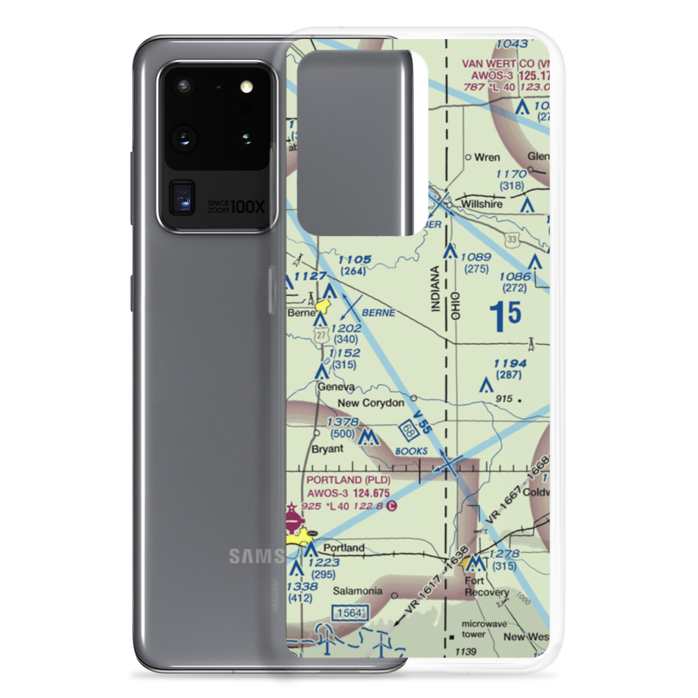 Adams Airport (1II2) VFR Sectional Samsung Case Samsung Galaxy S20 Ultra model shown