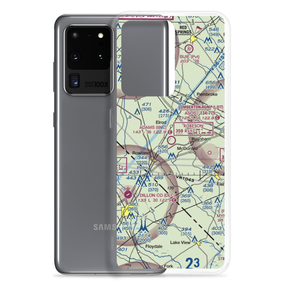 Adams Airport (8NC) VFR Sectional Samsung Case Samsung Galaxy S20 Ultra model shown