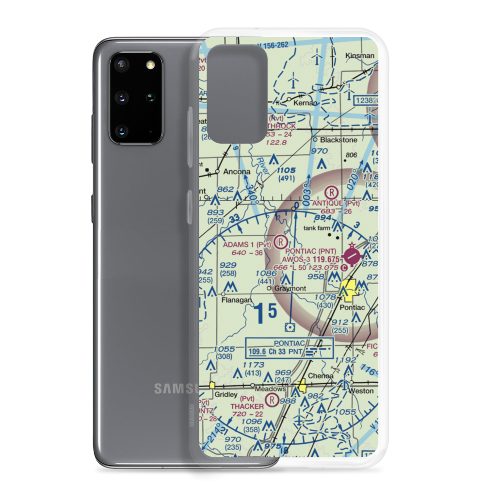 Adams Restricted Landing Area Number 2 (2LL7) VFR Sectional Samsung Case Samsung Galaxy S20 Plus model shown