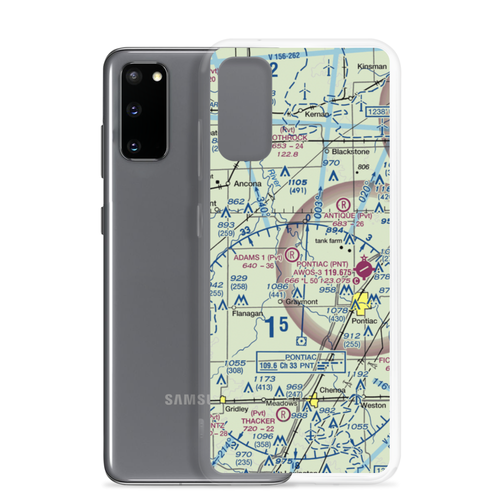 Adams Restricted Landing Area Number 2 (2LL7) VFR Sectional Samsung Case Samsung Galaxy S20 model shown