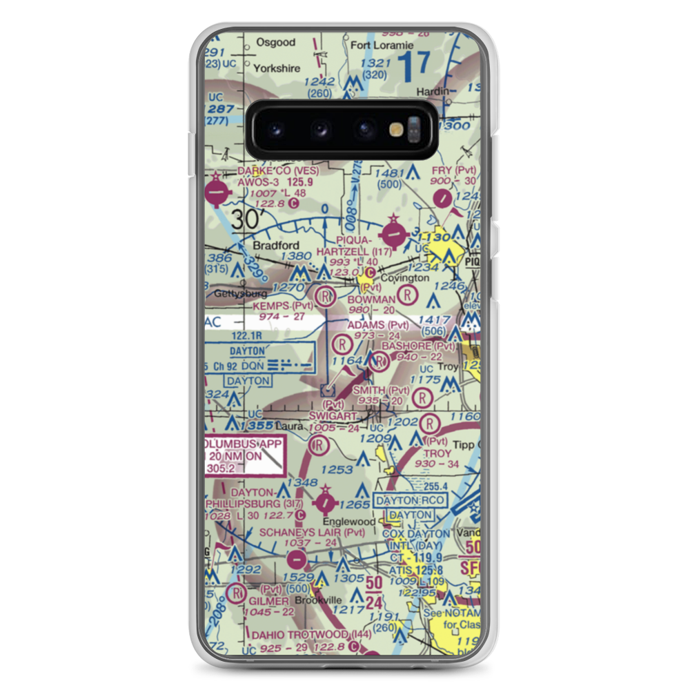 Adams Strip (83OH) VFR Sectional Samsung Case Samsung Galaxy S10+ model shown