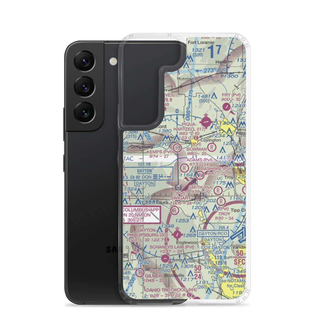 Adams Strip (83OH) VFR Sectional Samsung Case Samsung Galaxy S22 model shown