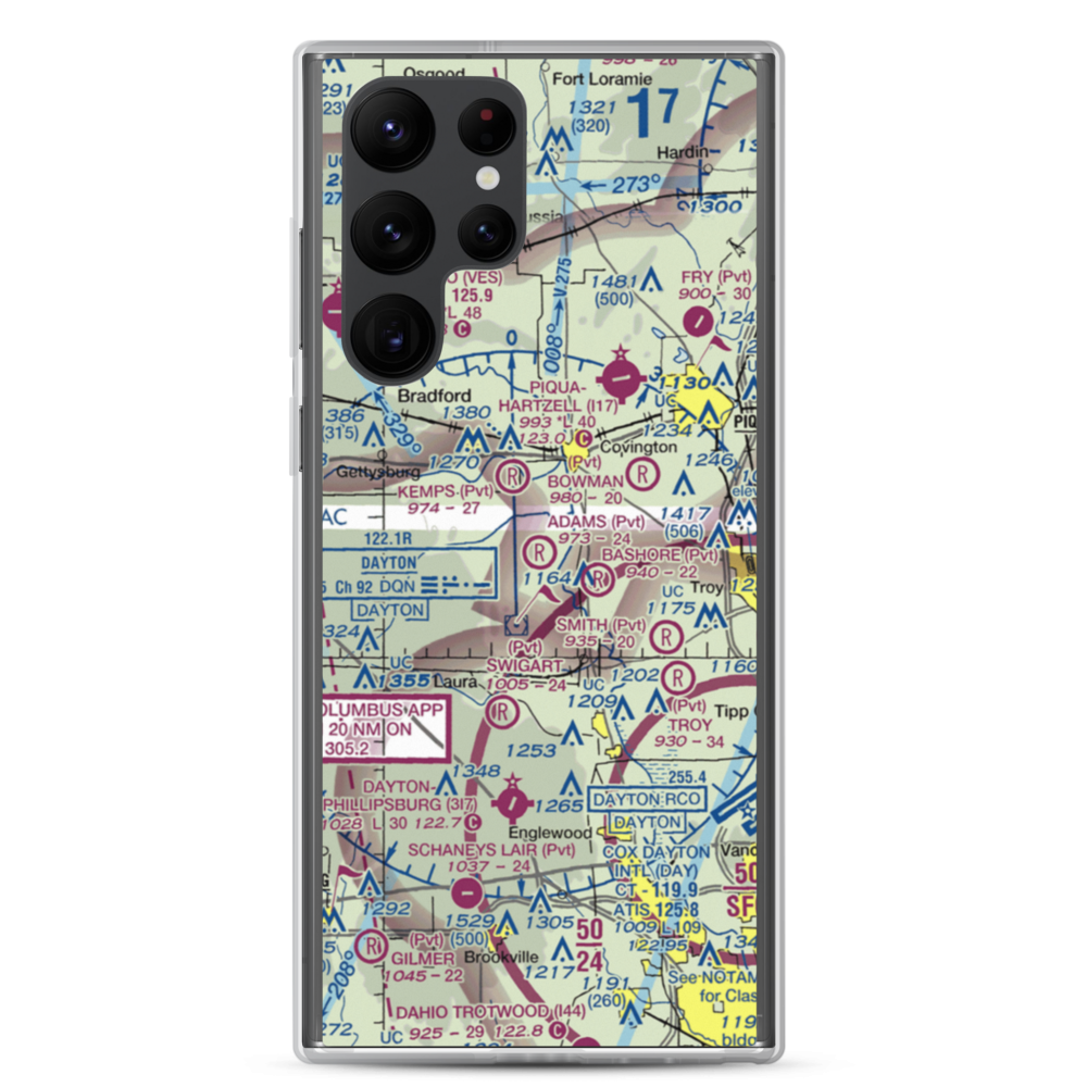 Adams Strip (83OH) VFR Sectional Samsung Case Samsung Galaxy S22 Ultra model shown