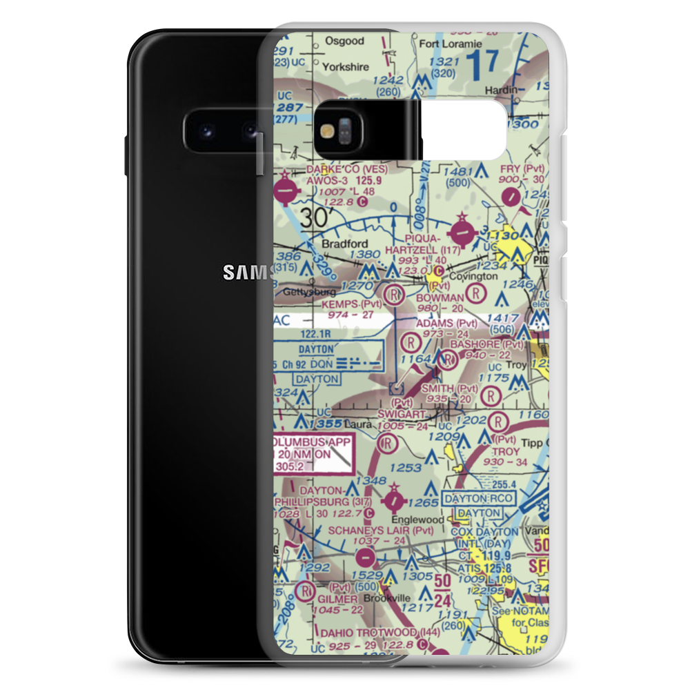 Adams Strip (83OH) VFR Sectional Samsung Case Samsung Galaxy S10+ model shown