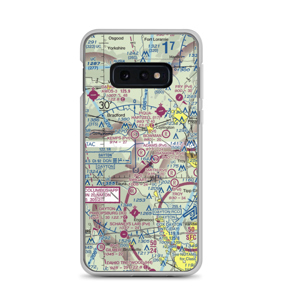 Adams Strip (83OH) VFR Sectional Samsung Case Samsung Galaxy S10e model shown