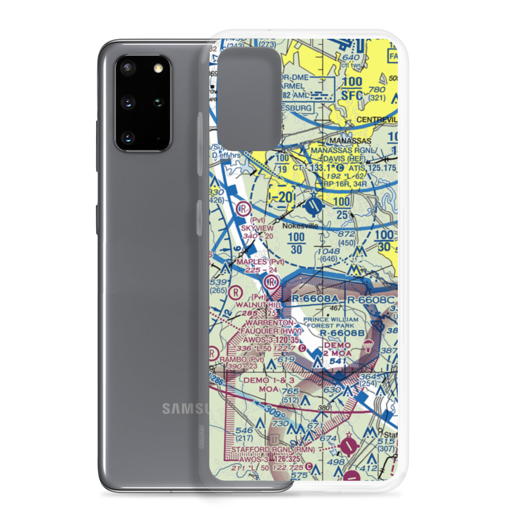 Aden Field (VA71) VFR Sectional Samsung Case Samsung Galaxy S20 Plus model shown