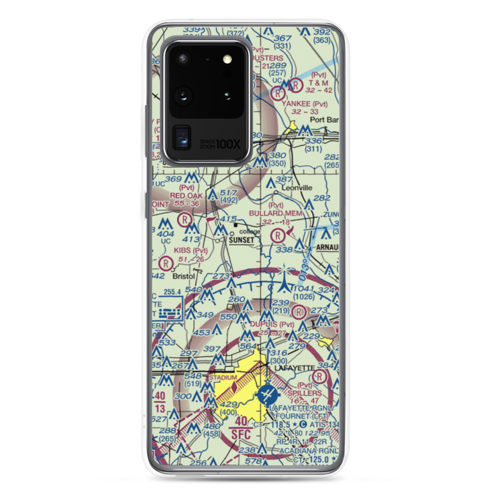 Aeleron Airport (08LS) VFR Sectional Samsung Case Samsung Galaxy S20 Ultra model shown