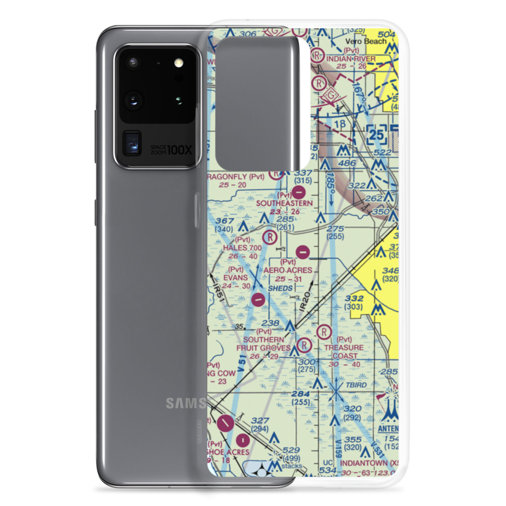 Aero Acres Airport (FD88) VFR Sectional Samsung Case Samsung Galaxy S20 Ultra model shown