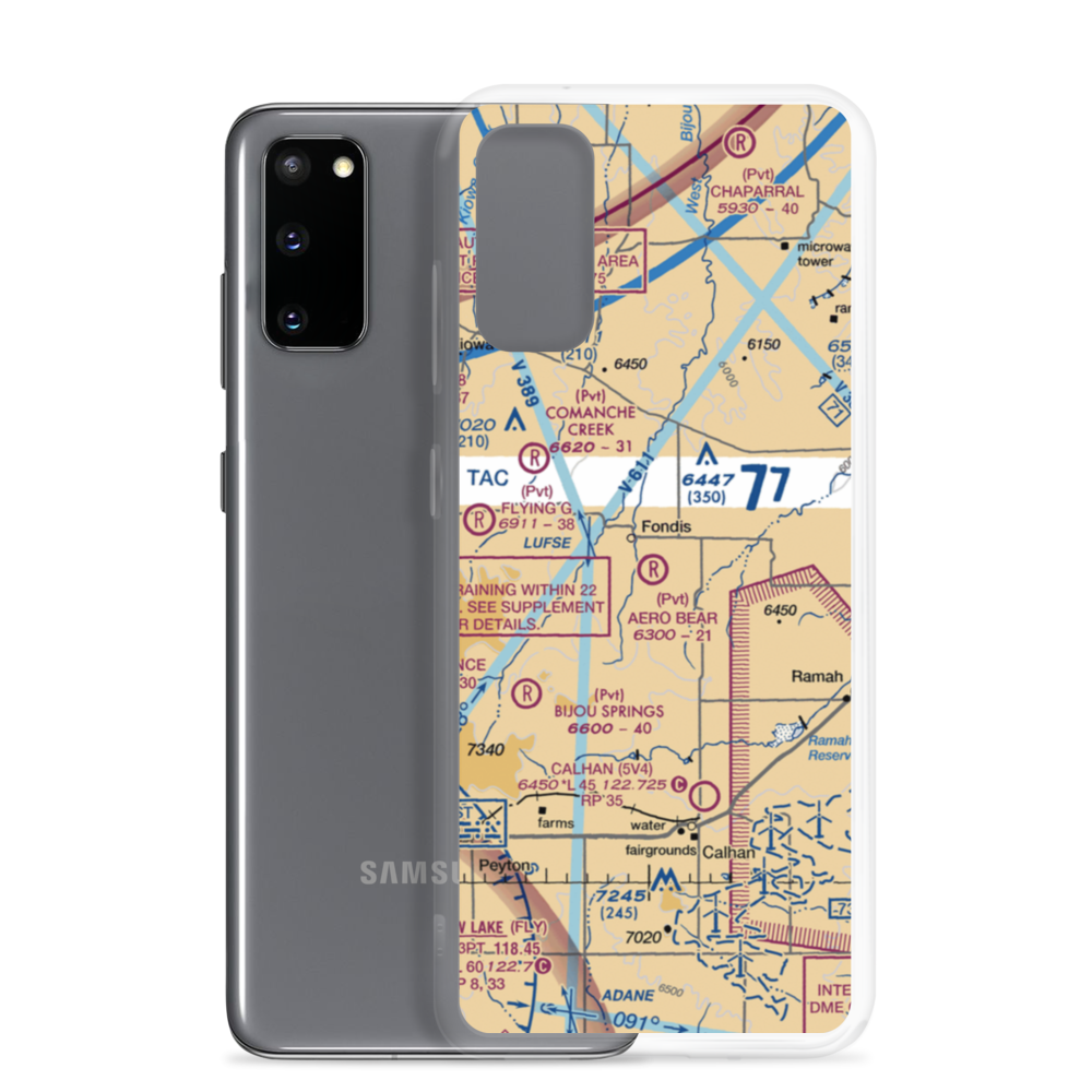 Aero Bear Field (CD23) VFR Sectional Samsung Case Samsung Galaxy S20 model shown