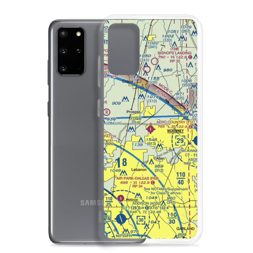 Aero Country Airport (T31) VFR Sectional Samsung Case Samsung Galaxy S20 Plus model shown
