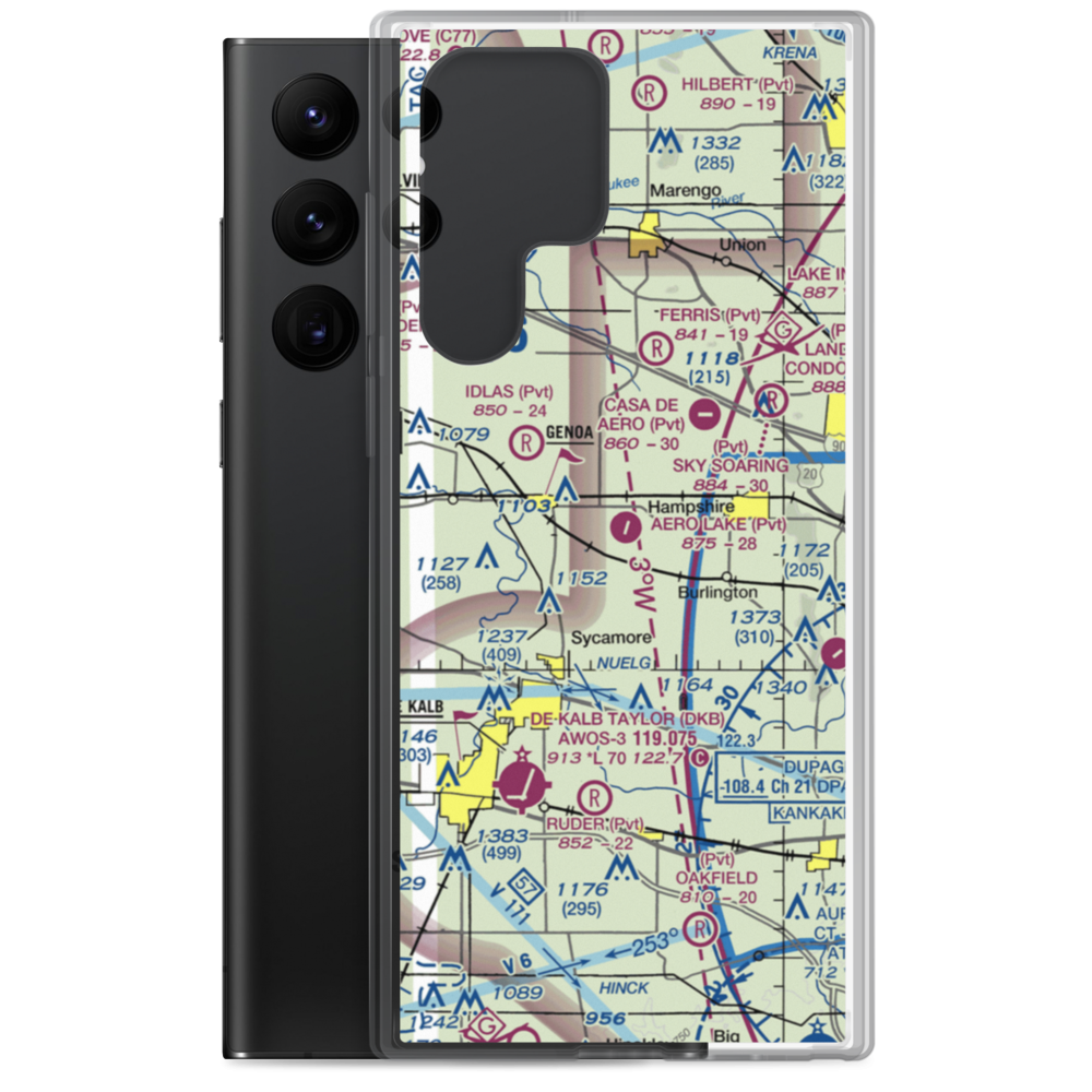 Aero Lake Estates Airport (30IS) VFR Sectional Samsung Case Samsung Galaxy S22 Ultra model shown