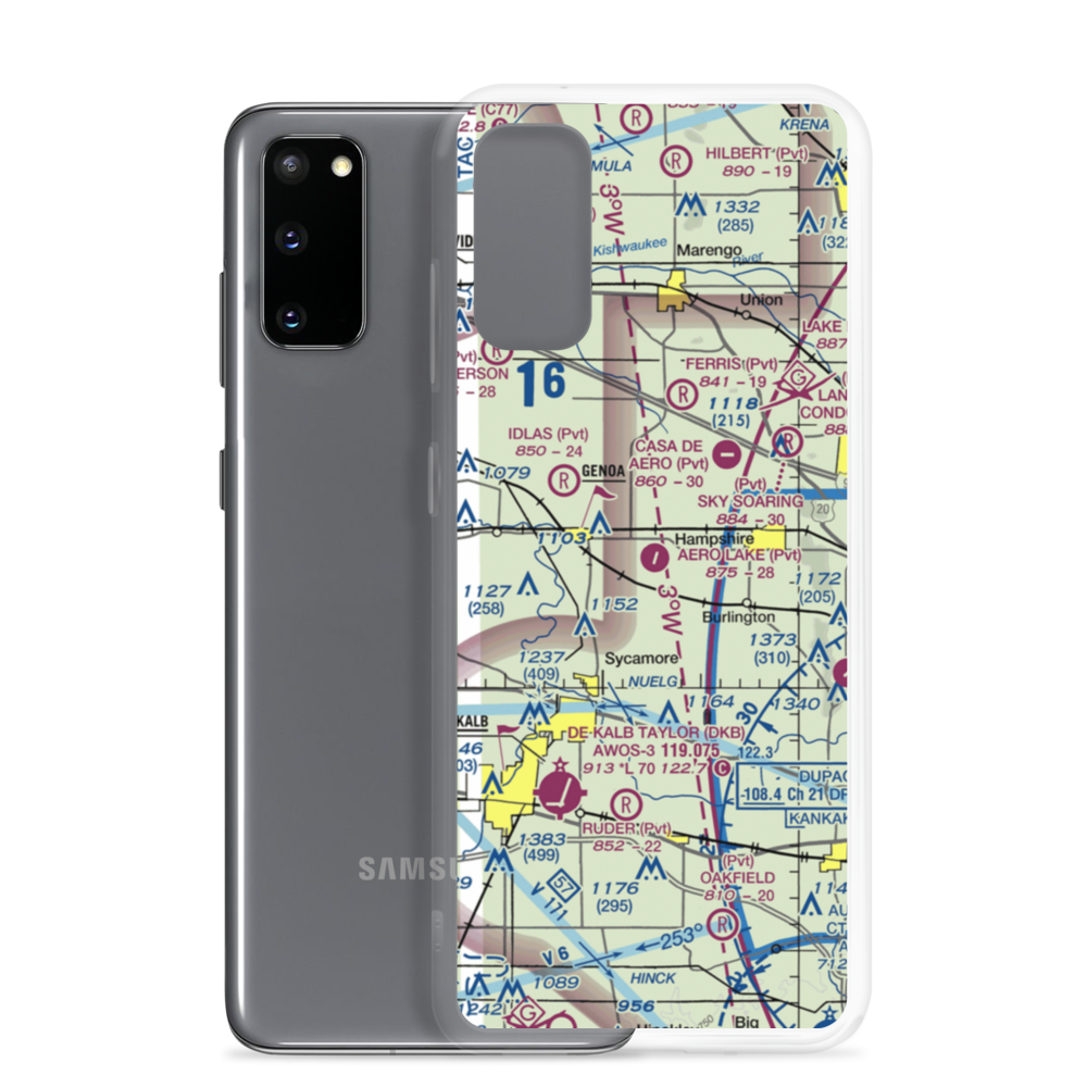 Aero Lake Estates Airport (30IS) VFR Sectional Samsung Case Samsung Galaxy S20 model shown