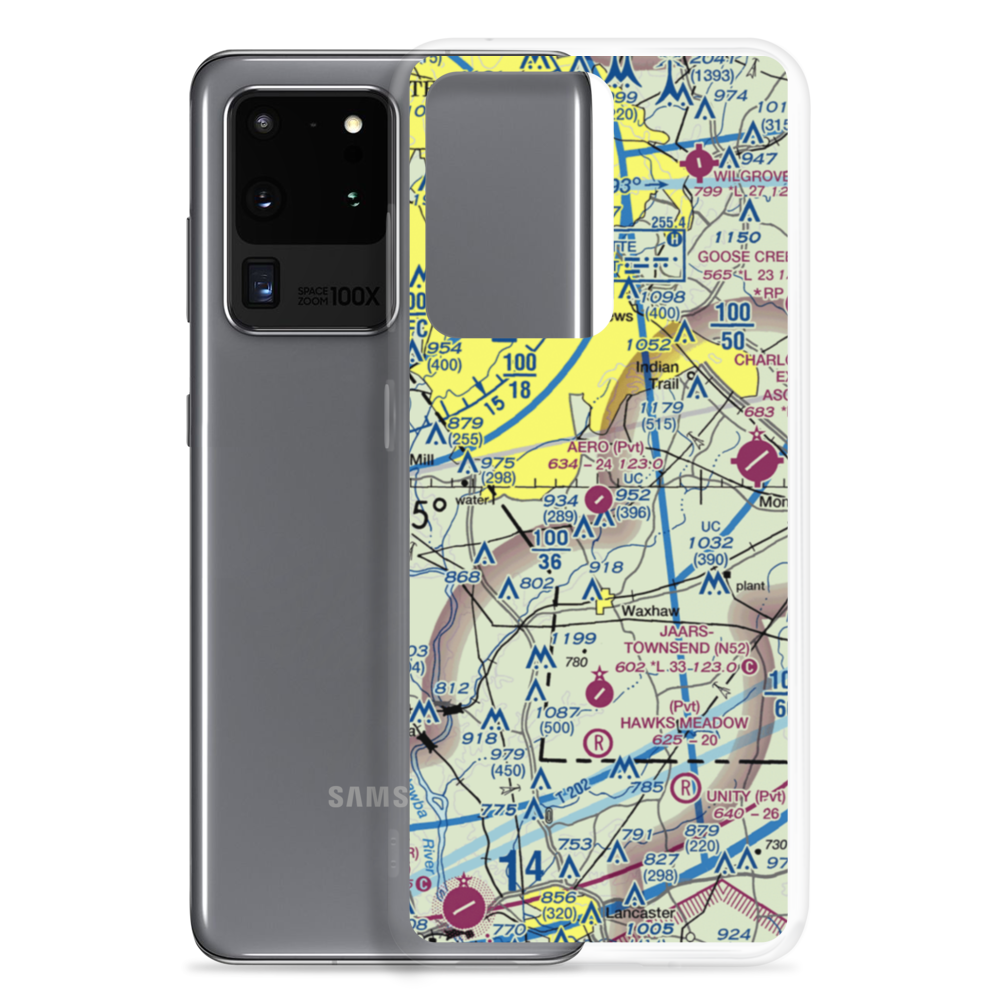 Aero Plantation Airport (NC21) VFR Sectional Samsung Case Samsung Galaxy S20 Ultra model shown
