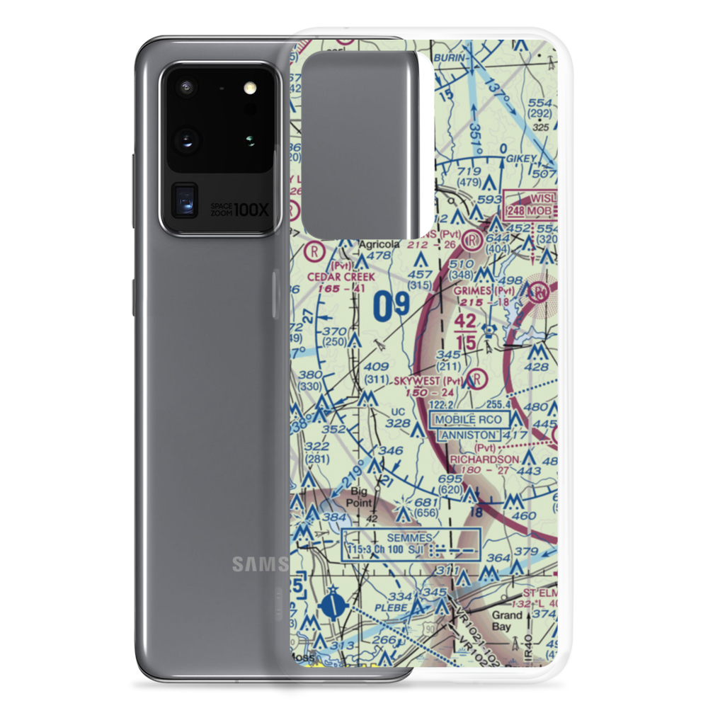 Aerohead Airport (MS27) VFR Sectional Samsung Case Samsung Galaxy S20 Ultra model shown