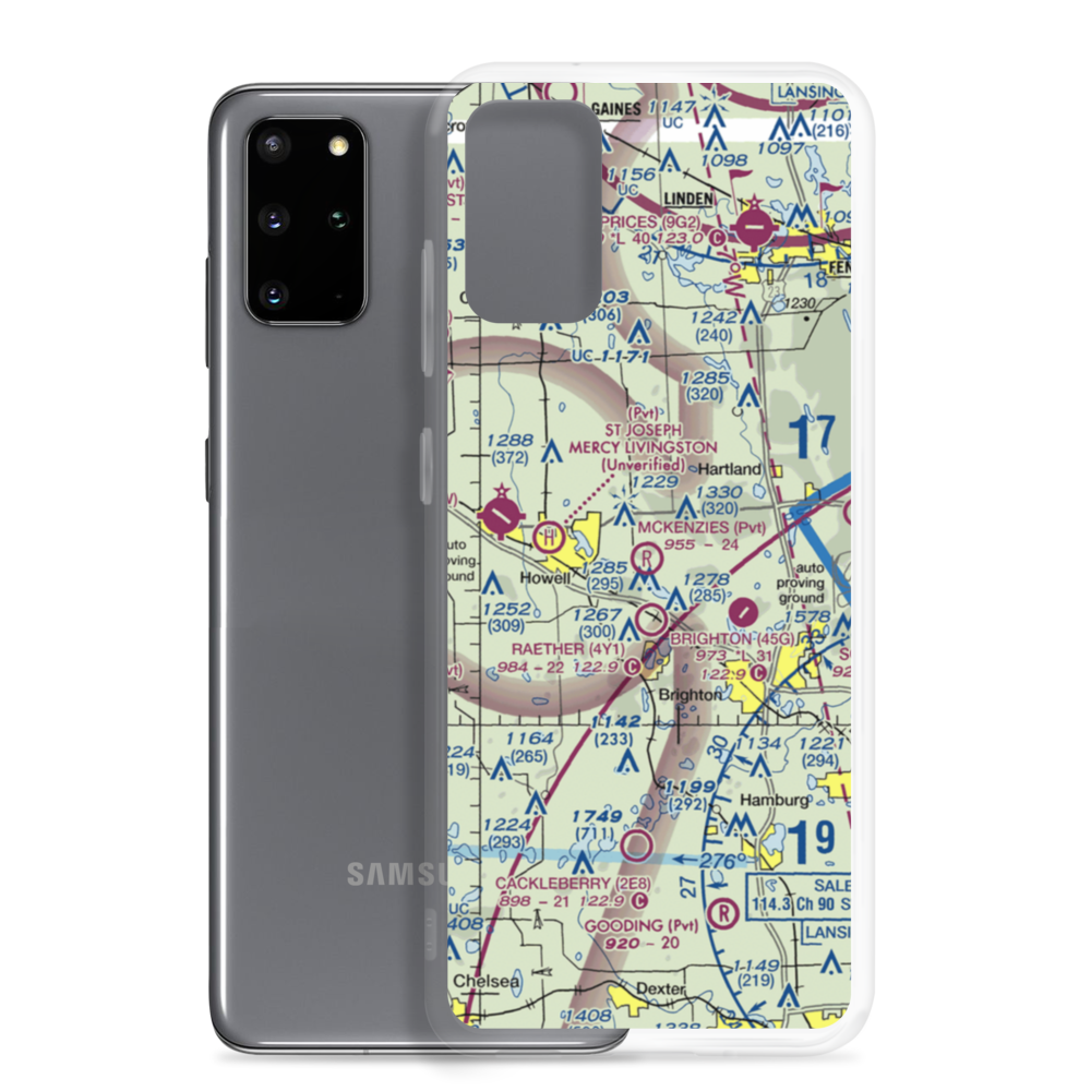 Aeronut Park Balloonport (13M) VFR Sectional Samsung Case Samsung Galaxy S20 Plus model shown
