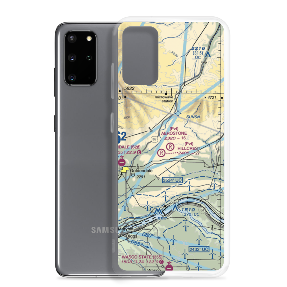Aerostone Ranch Airport (03WN) VFR Sectional Samsung Case Samsung Galaxy S20 Plus model shown
