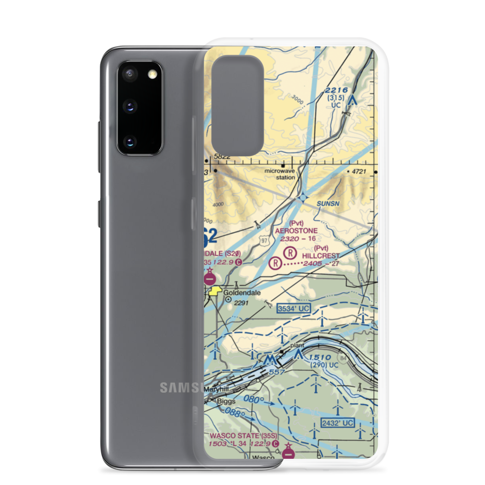 Aerostone Ranch Airport (03WN) VFR Sectional Samsung Case Samsung Galaxy S20 model shown