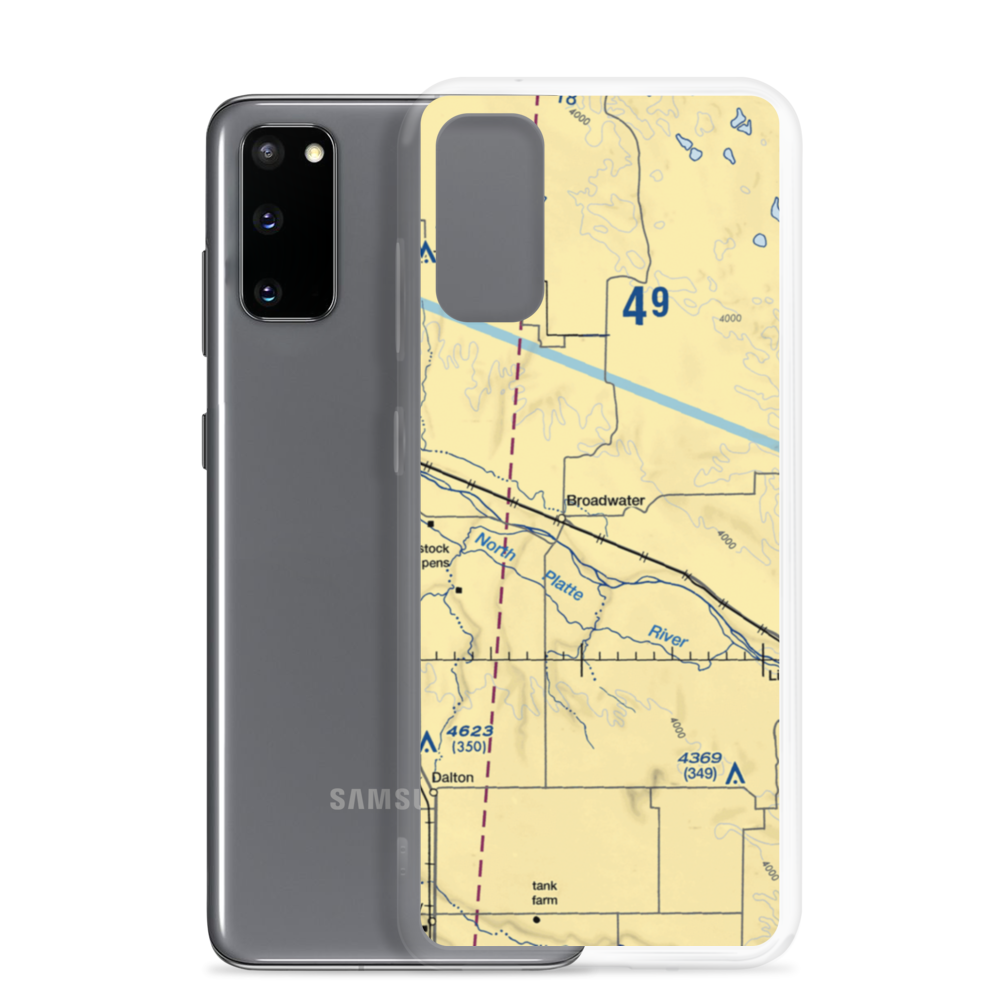 Ag Air Airport (NE19) VFR Sectional Samsung Case Samsung Galaxy S20 model shown