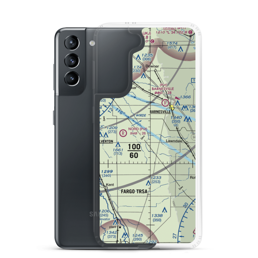 Ag Spray Inc Airport (94MN) VFR Sectional Samsung Case Samsung Galaxy S21 model shown