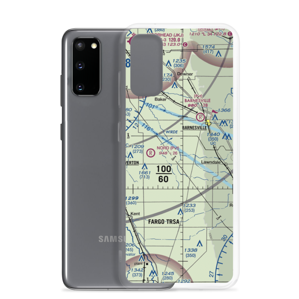 Ag Spray Inc Airport (94MN) VFR Sectional Samsung Case Samsung Galaxy S20 model shown