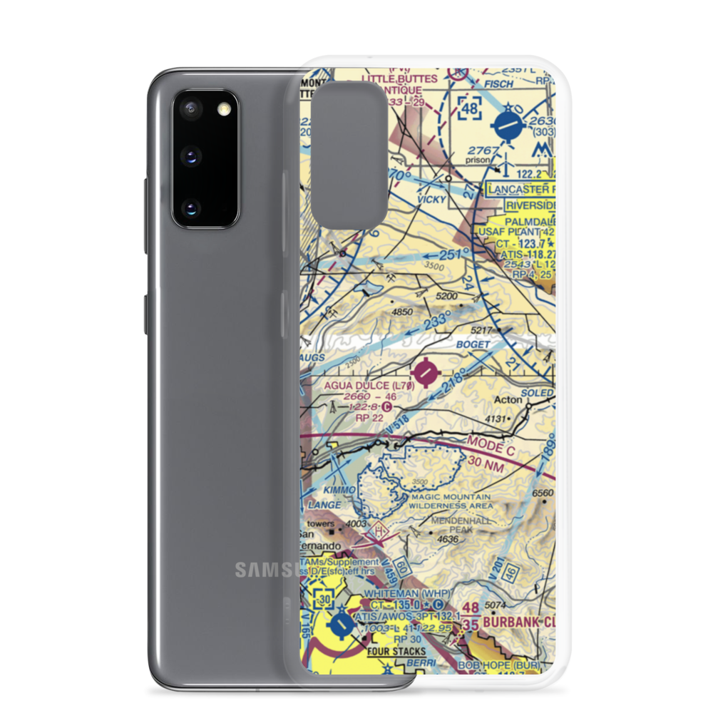 Agua Dulce Airpark (L70) VFR Sectional Samsung Case Samsung Galaxy S20 model shown
