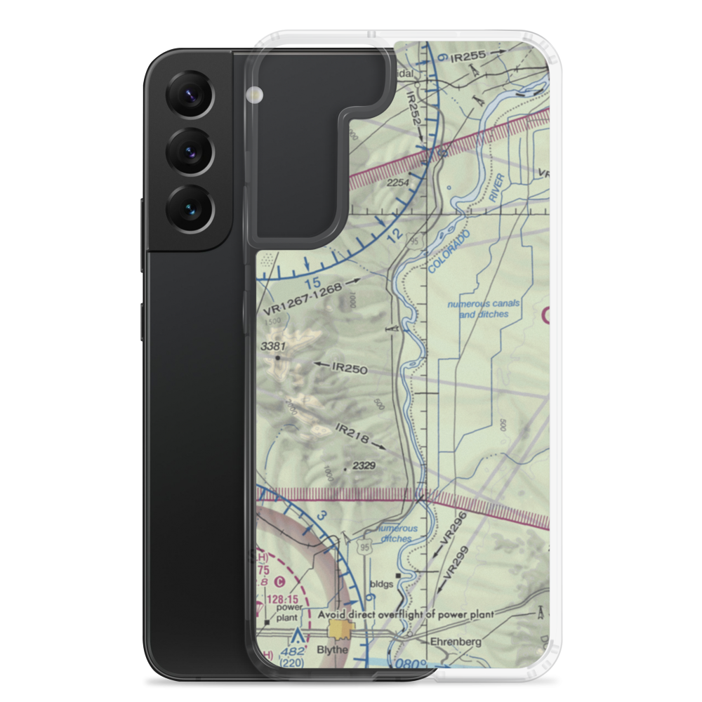 Aha-Quin Airport (1CA4) VFR Sectional Samsung Case Samsung Galaxy S22 Plus model shown