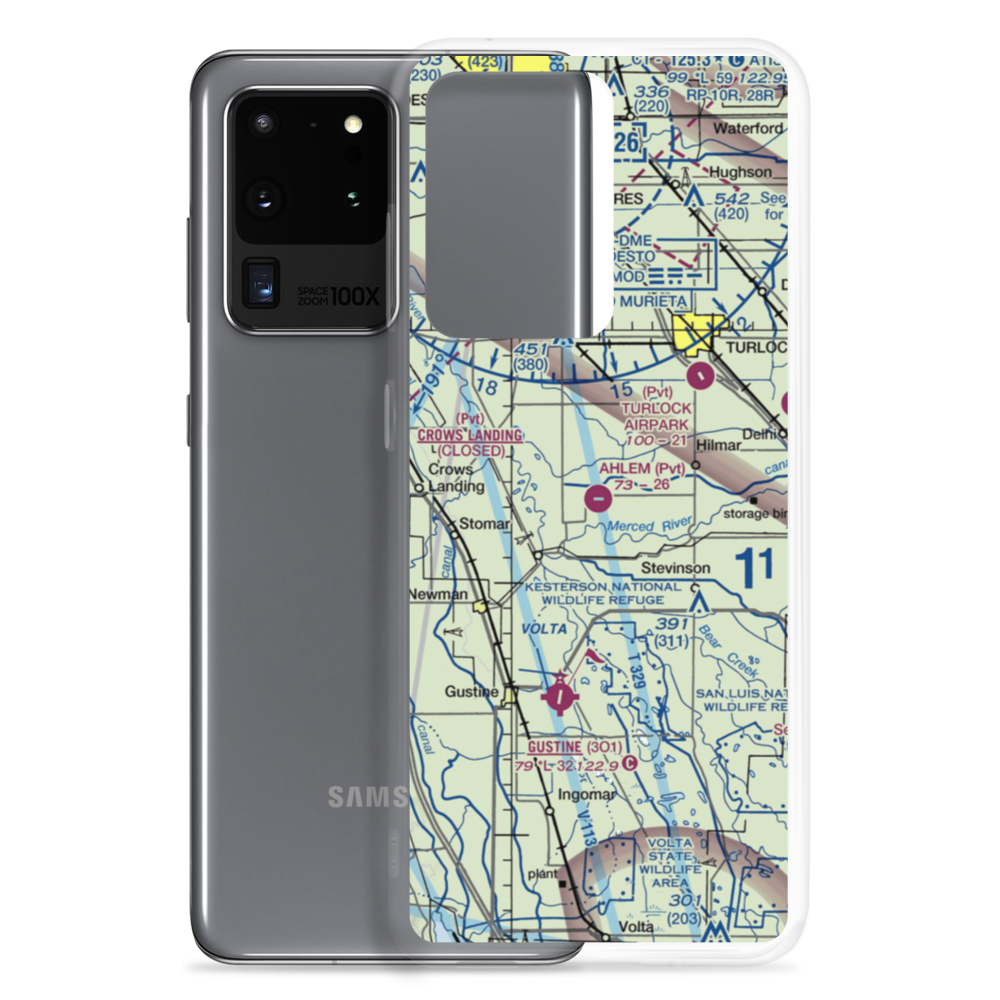 Ahlem Farms Airport (CL84) VFR Sectional Samsung Case Samsung Galaxy S20 Ultra model shown