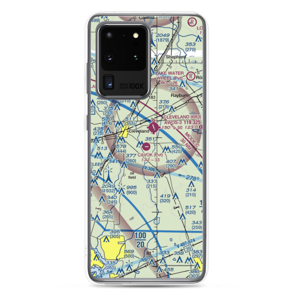 Ainsworth Airport (06TE) VFR Sectional Samsung Case Samsung Galaxy S20 Ultra model shown