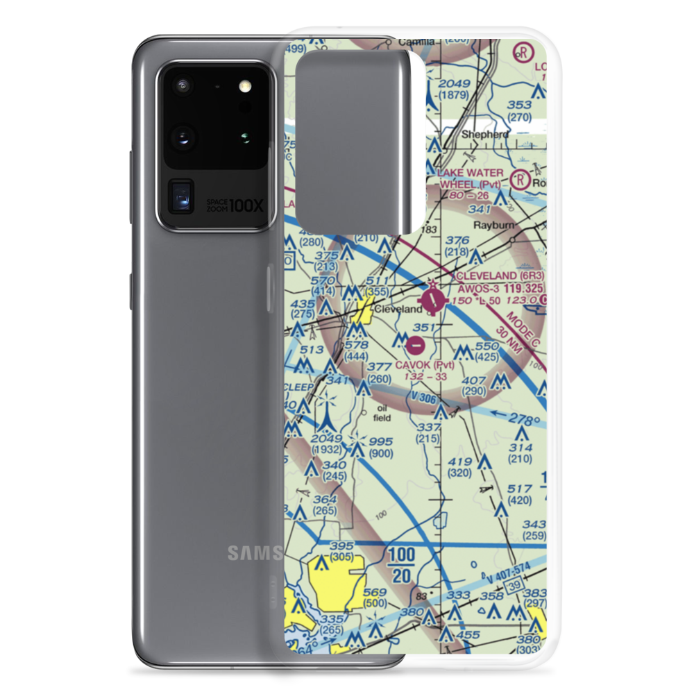 Ainsworth Airport (06TE) VFR Sectional Samsung Case Samsung Galaxy S20 Ultra model shown