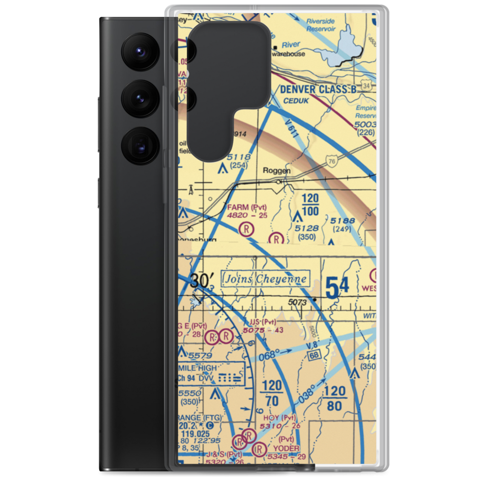 Air Dusters Inc Airport (49CO) VFR Sectional Samsung Case Samsung Galaxy S22 Ultra model shown