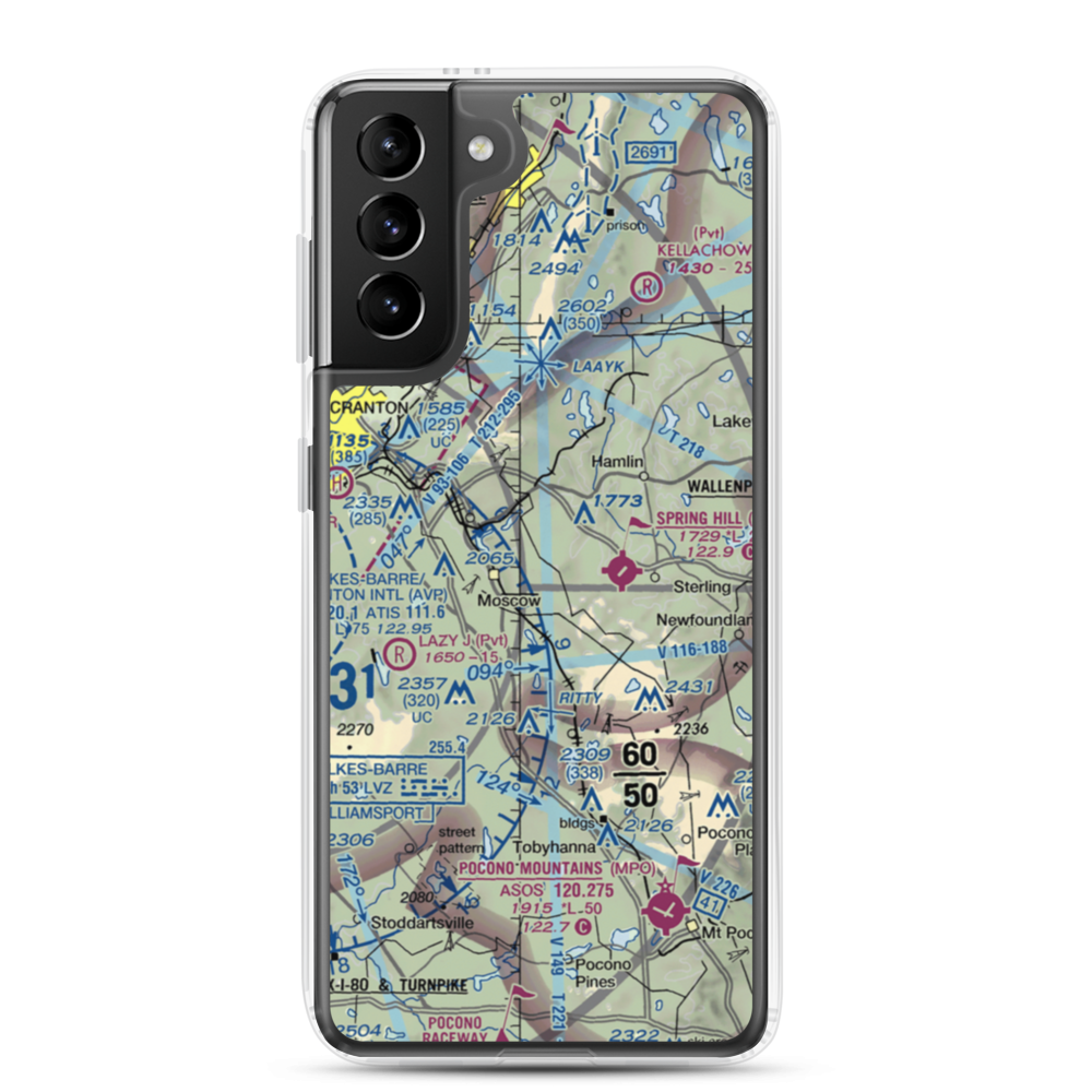 Air Haven Airport (6PA6) VFR Sectional Samsung Case Samsung Galaxy S21 Plus model shown