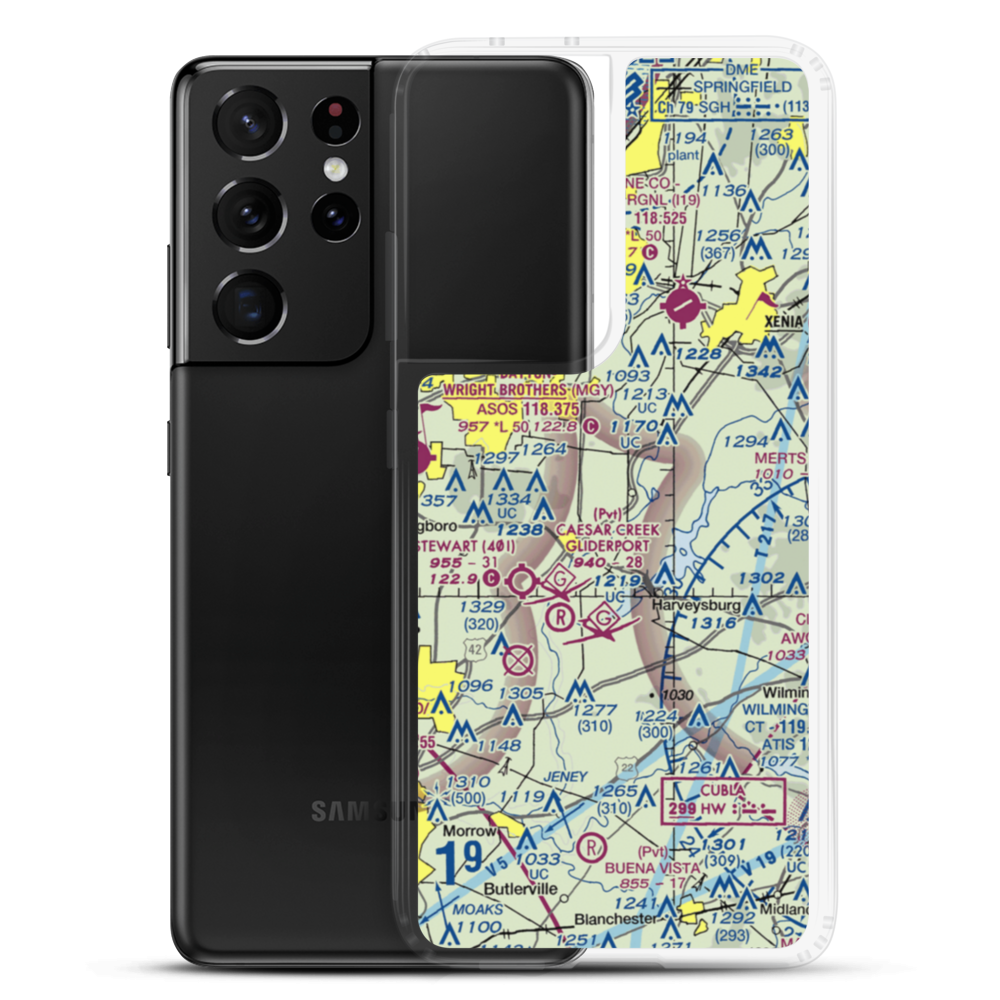 Air Jordan Airport (2OI2) VFR Sectional Samsung Case Samsung Galaxy S21 Ultra model shown