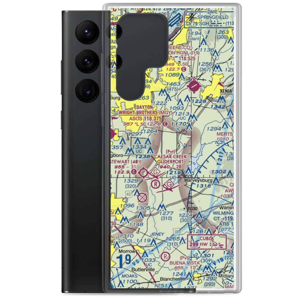 Air Jordan Airport (2OI2) VFR Sectional Samsung Case Samsung Galaxy S22 Ultra model shown