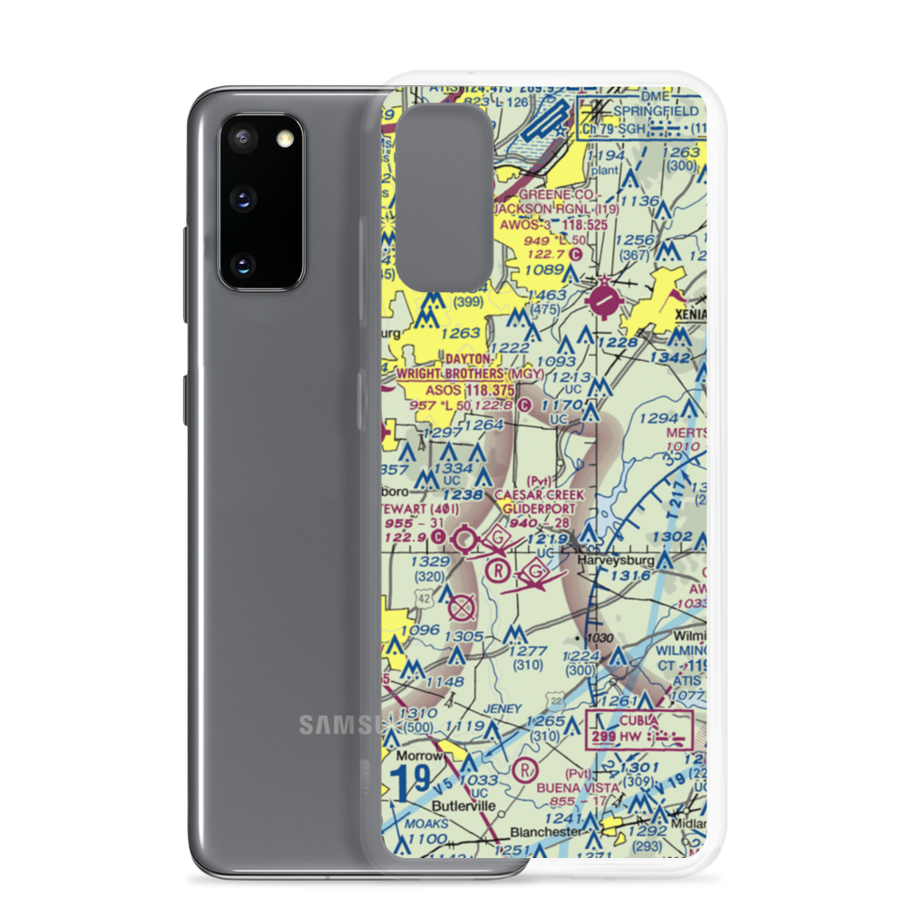 Air Jordan Airport (2OI2) VFR Sectional Samsung Case Samsung Galaxy S20 model shown